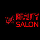 Beauty Salon With Butterfly Logo Handmade Art Neon Sign