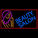 Beauty Salon With Girl Handmade Art Neon Sign