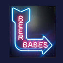 Beer Babes Handmade Art Neon Sign