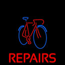 Bicycle Repairs Handmade Art Neon Sign