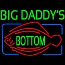 Big Daddys Bottom Handmade Art Neon Sign