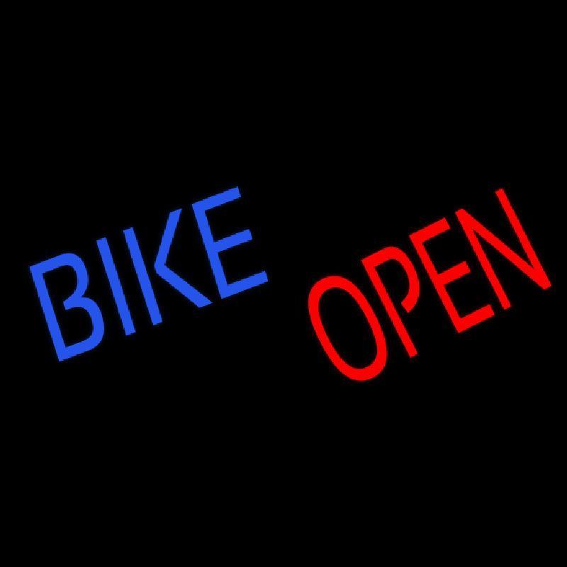 Bike Open Handmade Art Neon Sign