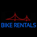 Bike Rentals Handmade Art Neon Sign