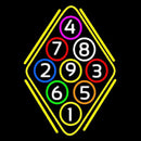 Billiards Handmade Art Neon Sign