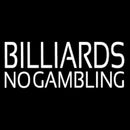 Billiards No Gambling 3 Handmade Art Neon Sign
