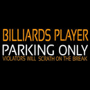 Billiards Player Parking Only Handmade Art Neon Sign