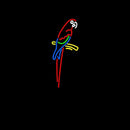 Bird Parrot Handmade Art Neon Sign