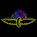 Bird Wings Logo Handmade Art Neon Sign