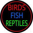 Birds Fish Reptiles 2 Handmade Art Neon Sign
