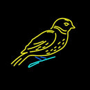 Birds Logo Handmade Art Neon Sign