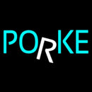 Block Blue Poker Handmade Art Neon Sign