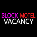 Block Motel Vacancy Handmade Art Neon Sign
