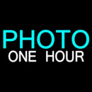 Block Photo One Hour Handmade Art Neon Sign