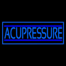 Blue Acupressure Handmade Art Neon Sign