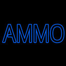 Blue Ammo Handmade Art Neon Sign