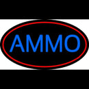 Blue Ammo Handmade Art Neon Sign