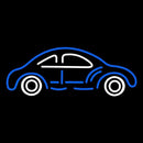 Blue And White Car Logo Handmade Art Neon Sign