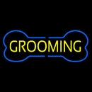 Blue Bone Yellow Grooming Handmade Art Neon Sign