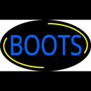 Blue Boots Handmade Art Neon Sign