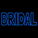 Blue Bridal Block Handmade Art Neon Sign