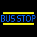 Blue Bus Stop Handmade Art Neon Sign