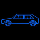 Blue Car Series Handmade Art Neon Sign