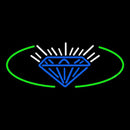 Blue Diamond Logo Handmade Art Neon Sign