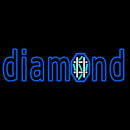 Blue Diamond Handmade Art Neon Sign
