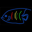 Blue Fish Logo Handmade Art Neon Sign