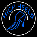Blue High Heels With Sandal Handmade Art Neon Sign