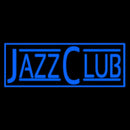 Blue Jazz Club Block Handmade Art Neon Sign