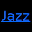 Blue Jazz Line Handmade Art Neon Sign