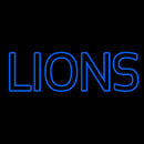Blue Lions Handmade Art Neon Sign