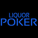 Blue Liquor Poker Handmade Art Neon Sign
