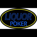 Blue Liquor Poker Handmade Art Neon Sign