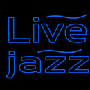 Blue Live Jazz 1 Handmade Art Neon Sign