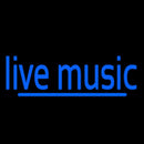 Blue Live Music 2 Handmade Art Neon Sign