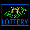 Blue Lottery Logo Handmade Art Neon Sign