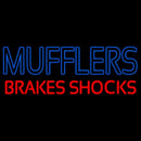 Blue Mufflers Red Brakes Shocks Handmade Art Neon Sign