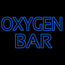 Blue Oxygen Bar Handmade Art Neon Sign