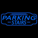 Blue Parking Stairs Handmade Art Neon Sign