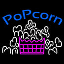Blue Popcorn Logo Handmade Art Neon Sign
