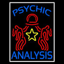 Blue Psychic Analysis With Logo Handmade Art Neon Sign