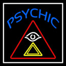 Blue Psychic Logo Handmade Art Neon Sign