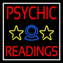 Blue Psychic Readings Handmade Art Neon Sign