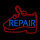 Blue Repair Shoe Handmade Art Neon Sign