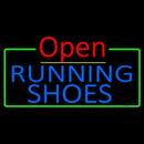 Blue Running Shoes Open Handmade Art Neon Sign