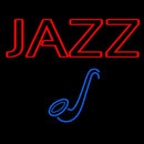 Blue Saxophone Red Jazz Block Handmade Art Neon Sign