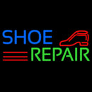 Blue Shoe Green Repair Handmade Art Neon Sign