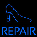 Blue Shoe Repair With Sandal Handmade Art Neon Sign